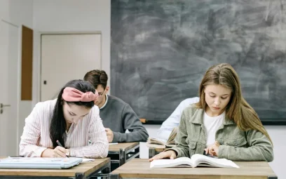 Une épreuve anticipée Bac de mathématiques en Première à Belfort